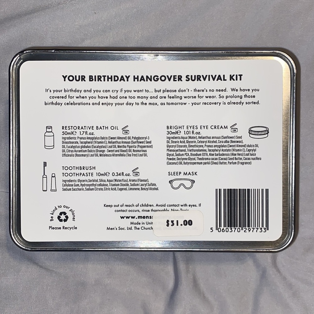 Birthday hangover kit - Picture 2 of 2